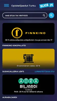 Slice.fi android App screenshot 1